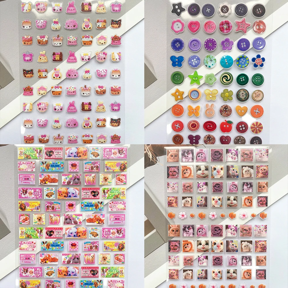 Nail Art - Mini autocollants amusants en PVC pour