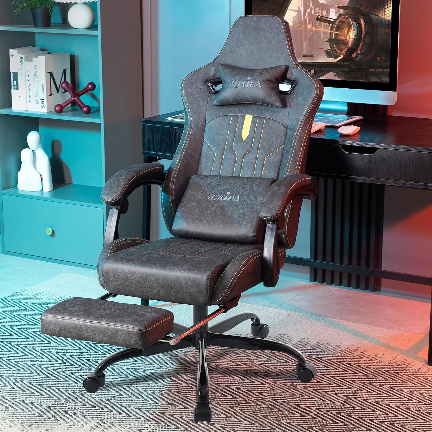 Chaise de jeu avec repose-pied - Massage avis et prix