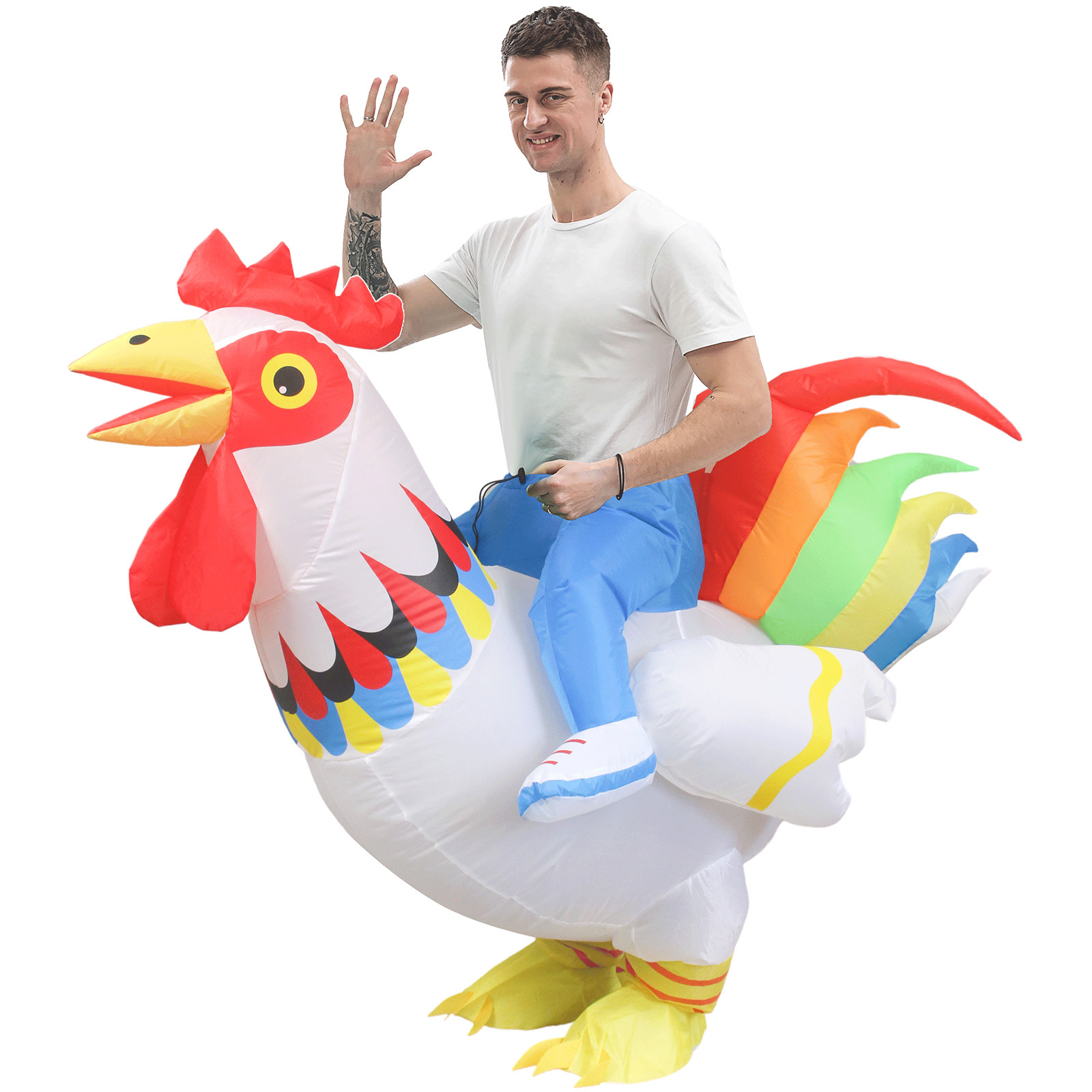 Costumes gonflables de coq amu - Makeup avis et prix