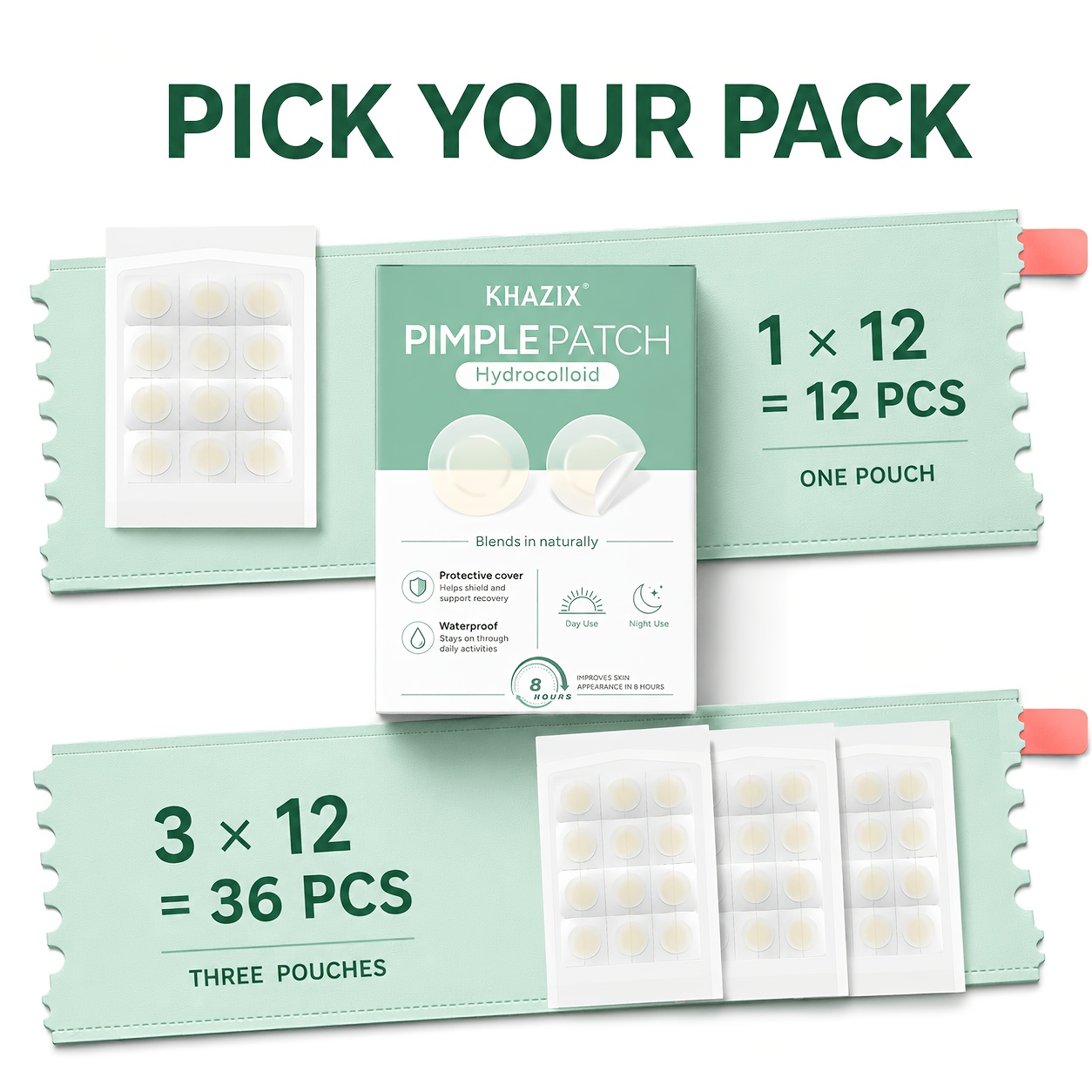 12/36 patchs pour les boutons, - Skincare avis et prix
