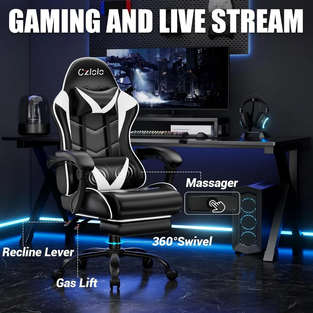 Fauteuil de jeu inclinable à d - Massage avis et prix
