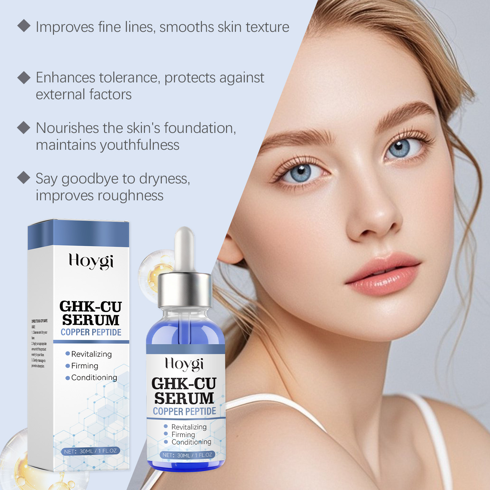 Sérum au cuivre et aux peptide - Hyaluronic Acid Facial Serum avis et prix